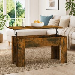 Engineered Wood Lift Top Coffee Table with Storage
