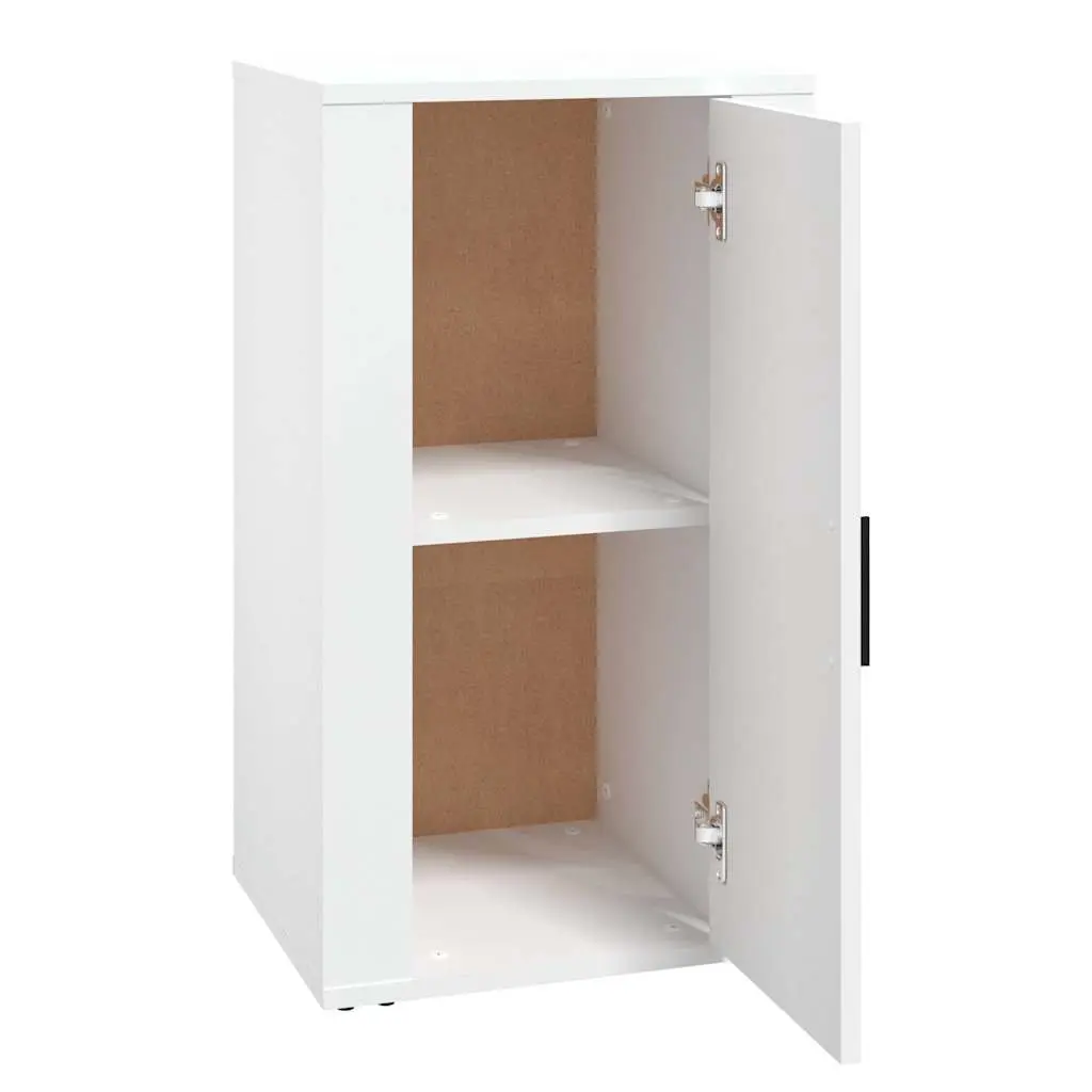Engineered Wood Sideboard Cabinet White Storage Furniture 40x33x70cm