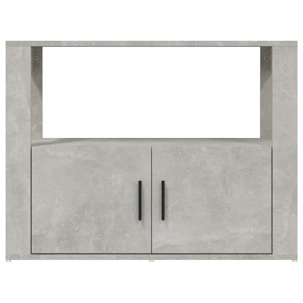 Sideboard Storage Cabinet Engineered Wood Organiser 80x30x60cm Grey