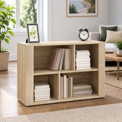 Engineered Wood Brown Sideboard Storage Cabinet 80x30x54 cm