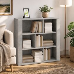 80x30x80 cm Grey Storage Cabinet Sideboard