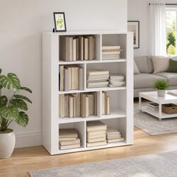 White High Gloss Sideboard Cabinet with Storage Options