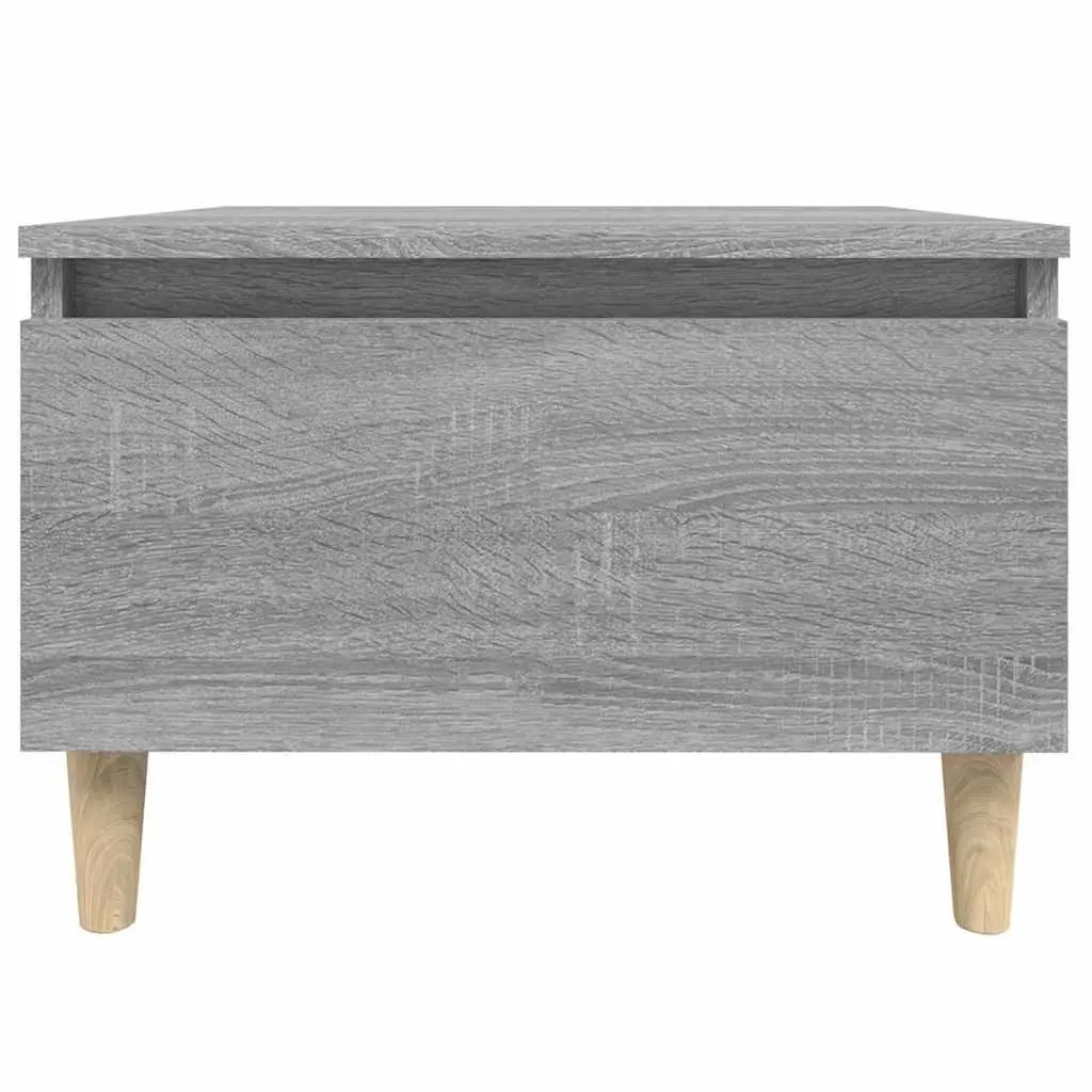 Side Tables Storage Feature 50 x 46 x 35 cm Grey Scandinavian 2 Piece