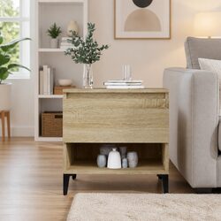 Functional Brown Engineered Wood Side Table