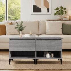 Set of 2 Grey Sonoma End Tables with Storage Compartment