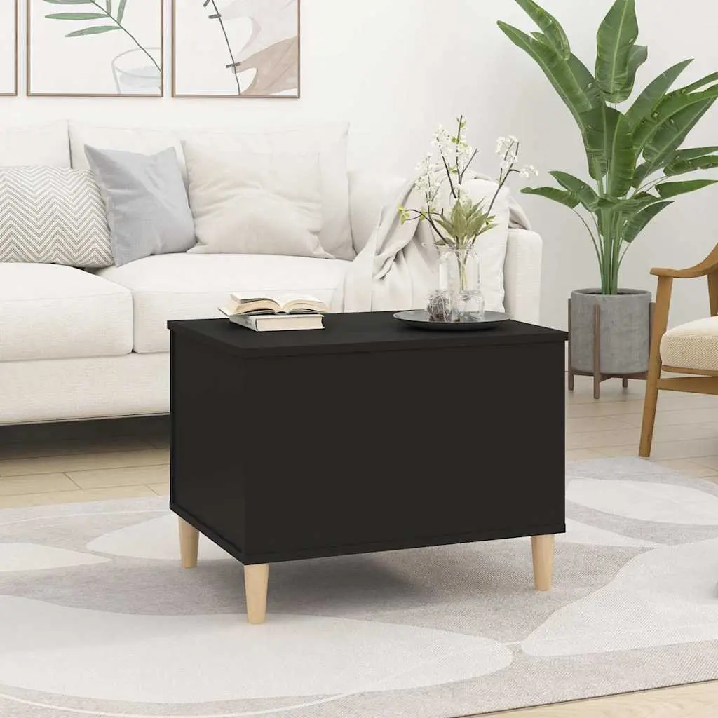 Lift-Top Coffee Table Convenience Black 60x44.5x45 cm