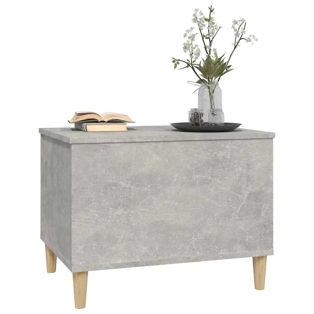 Lift-Top Coffee Table with Storage Grey Engineered Wood 60cm x 44.5cm x 45cm