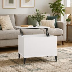 Lift-Top Coffee Table with Storage Compartment 60x44.5x45cm