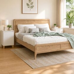 Functional White Bedside Cabinets 2 pcs 40x35x70 cm