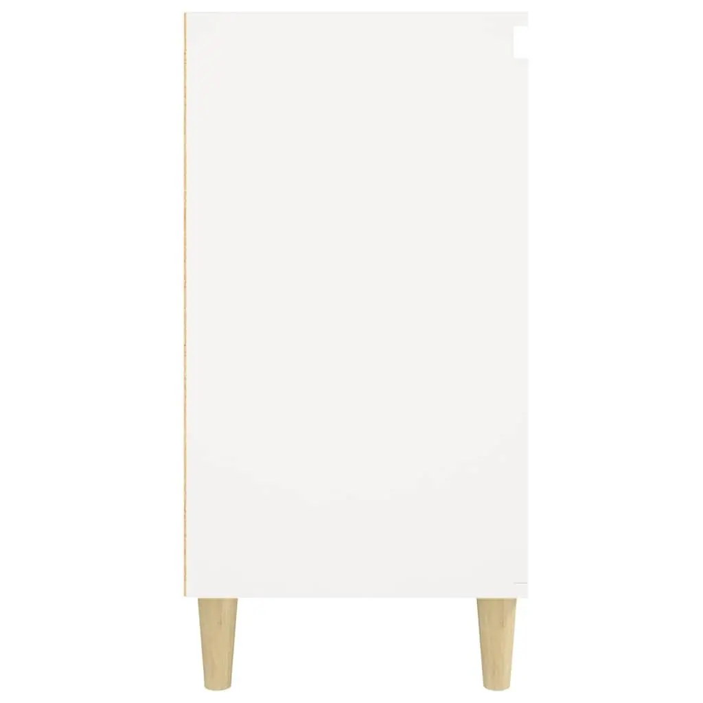 White Bedside Cabinets 2 pcs 40x35x70 cm
