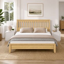 White Bedside Cabinets 2 pcs with Engineered Wood Design