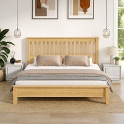 Set of 2 Grey Engineered Wood Nightstands 44x35x45cm