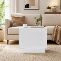 High Gloss White Storage Coffee Table Specifications