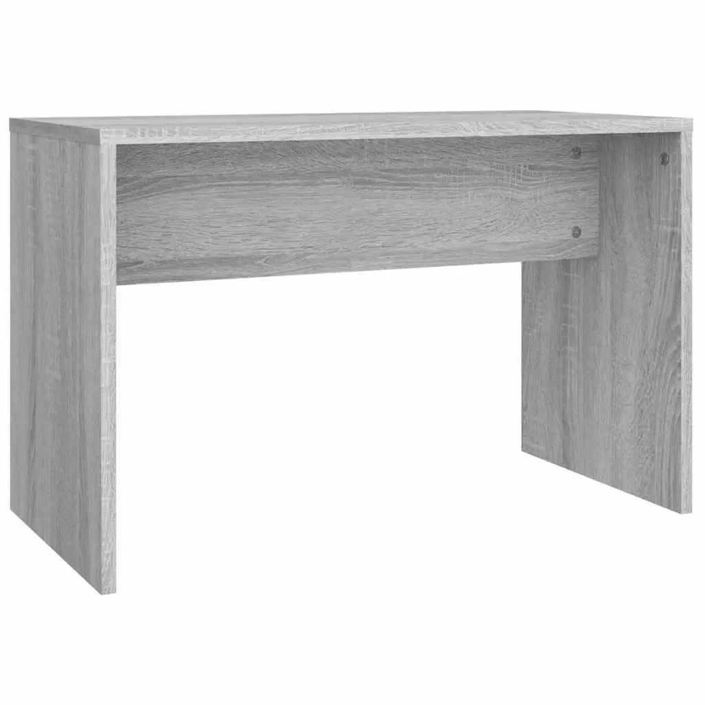 Dressing Table Stool Grey Sonoma Engineered Wood Makeup Vanity Bench Seat