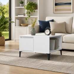 Engineered Wood Coffee Table 55x55x36.5 cm White