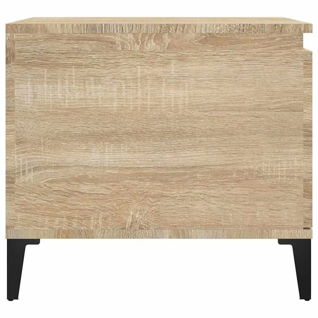 Coffee Table with Storage Compartment 100x50x45cm Brown