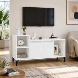 Engineered Wood TV Cabinet with High Gloss Finish