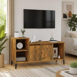 Engineered Wood TV Cabinet with Multiple Compartments