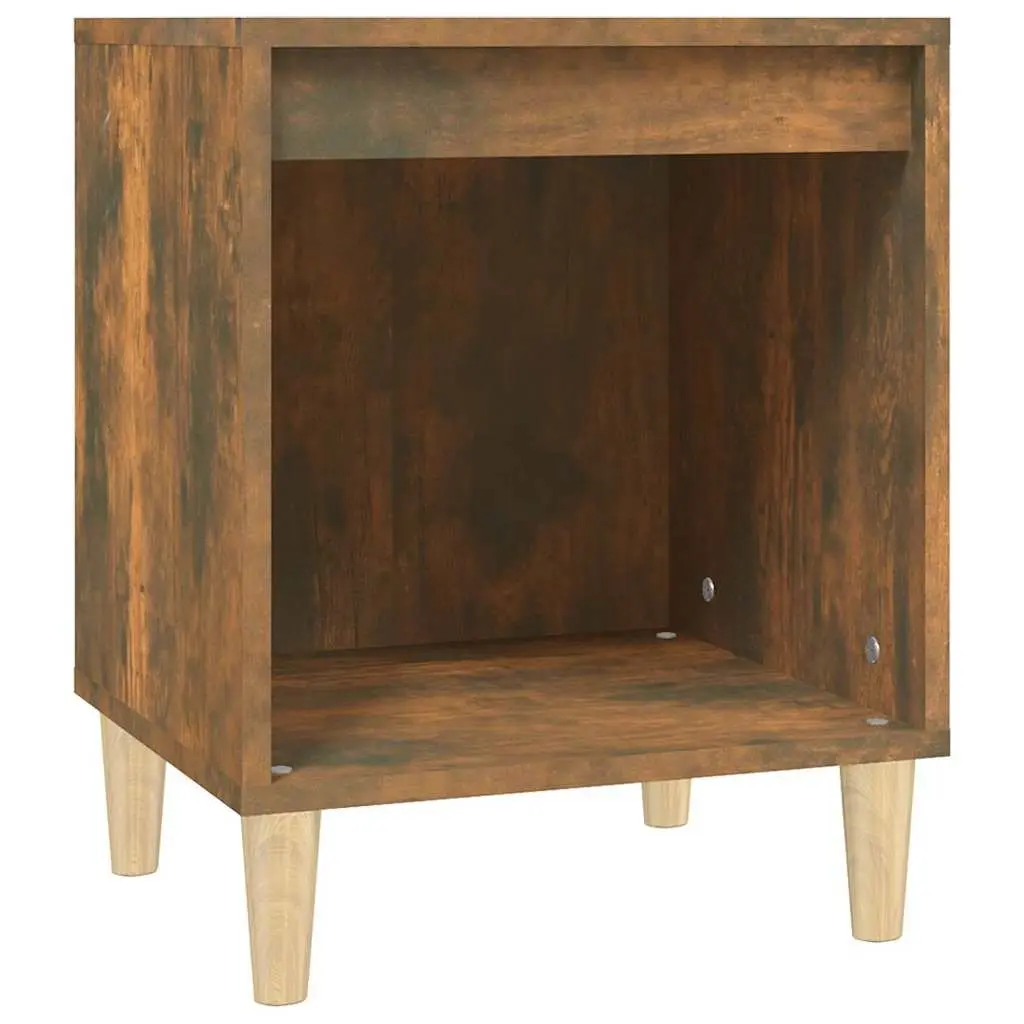 Bedside Table Engineered Wood Ample Storage 40x35x50cm Brown