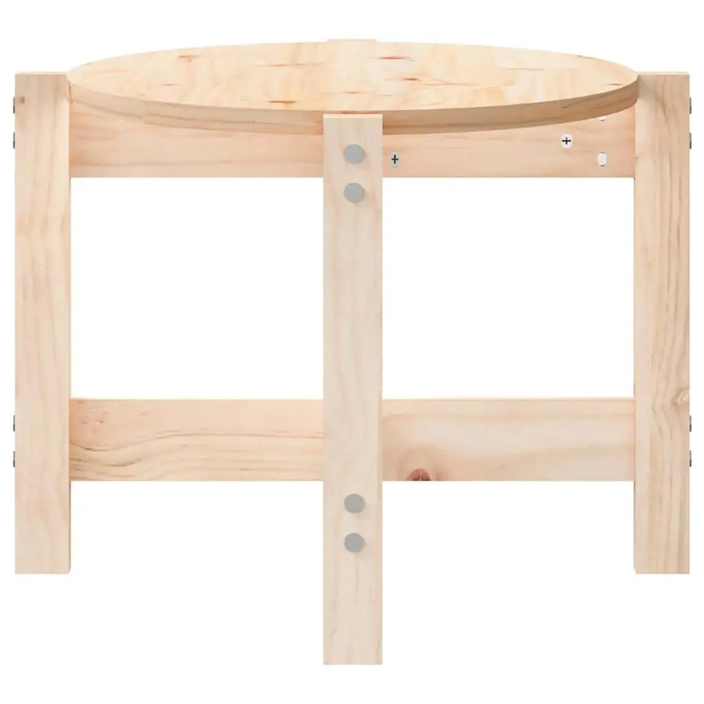 Solid Wood Pine Coffee Table 87x48x35 cm Brown Living Room Accent Furniture