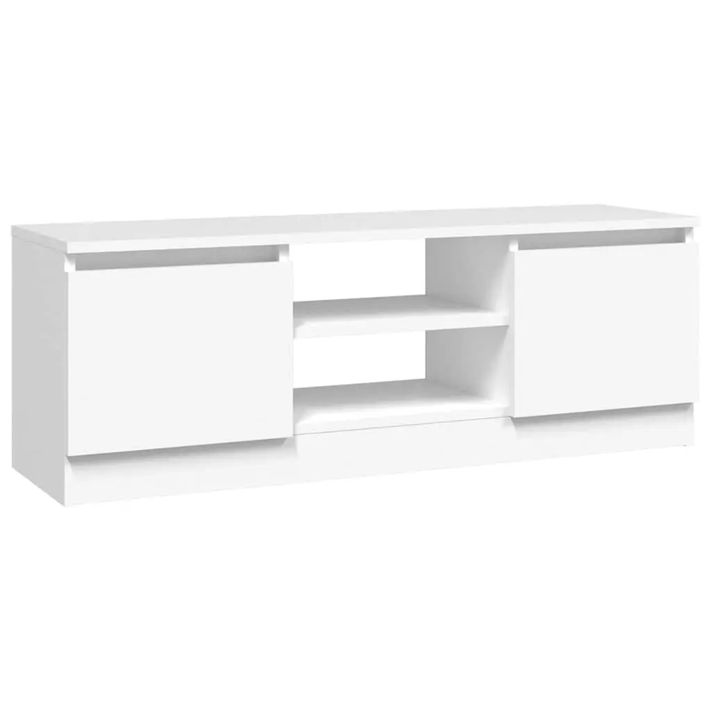 TV Cabinet with Door Storage Unit White 102 x 30 x 36 cm