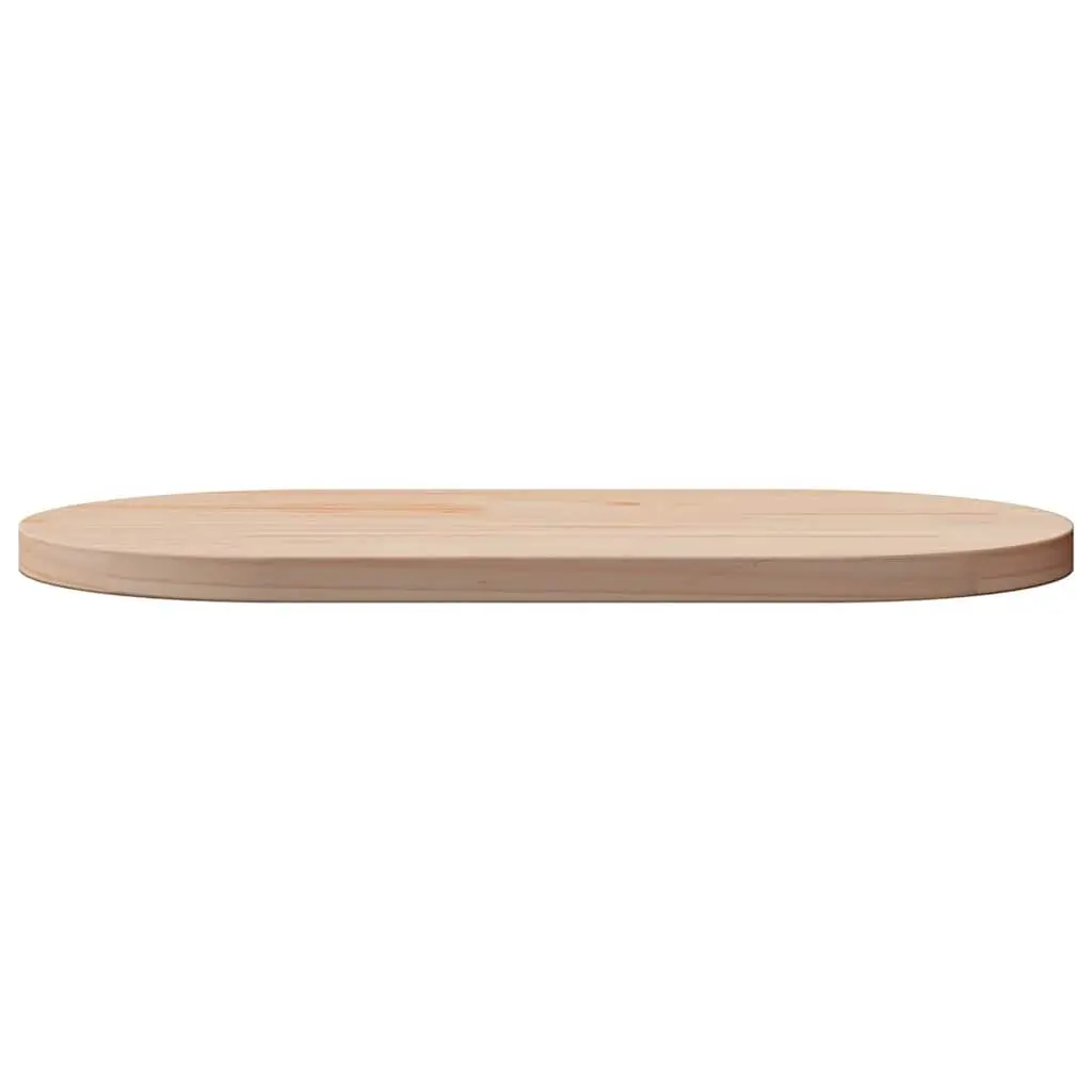 Solid Wood Table Top Untreated 60x30x2.5 cm Brown