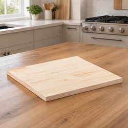 80x80cm Square Replacement Table Top in Brown Pine Wood
