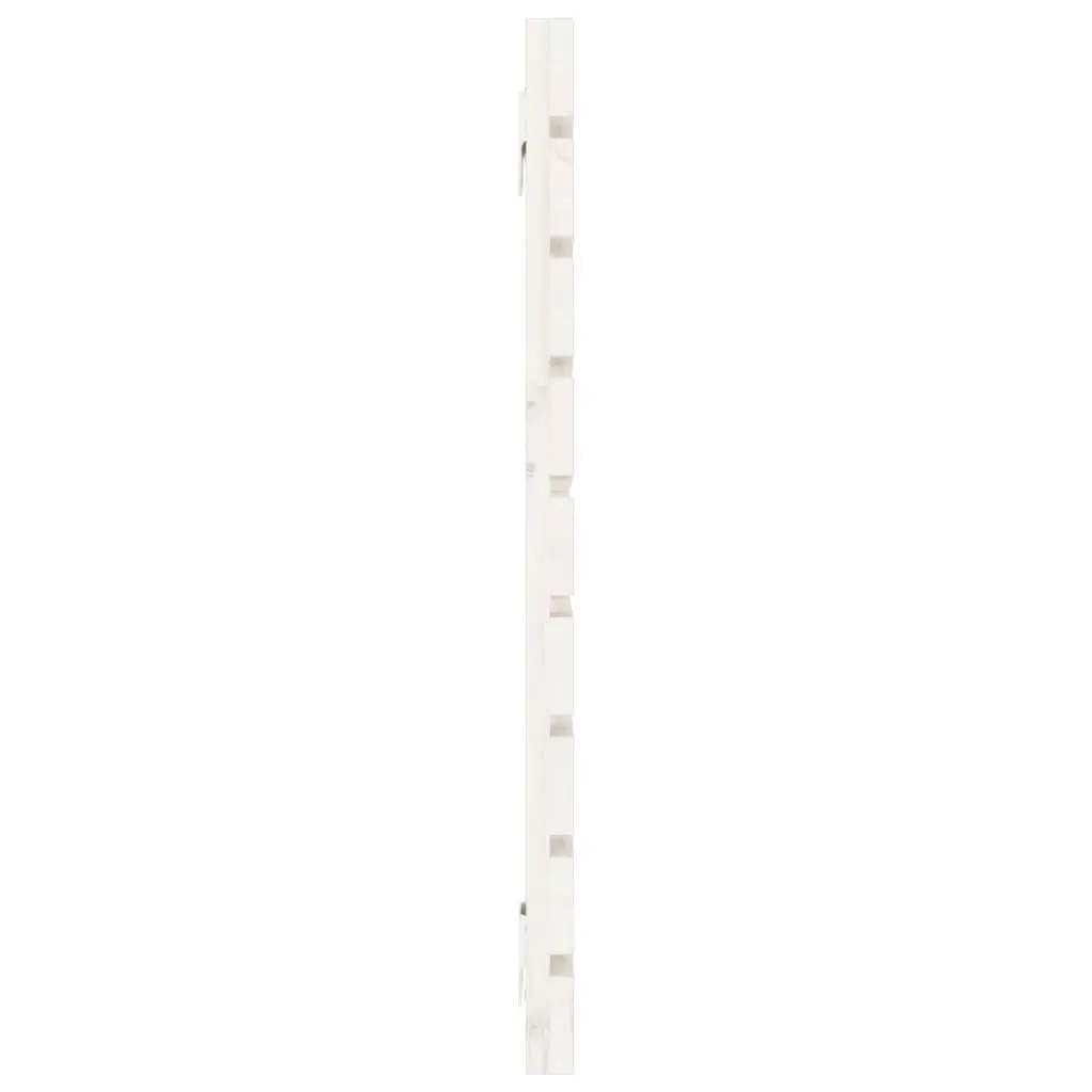 Wall Headboard White 156cm Solid Pine Wood Bedroom Furniture Mount
