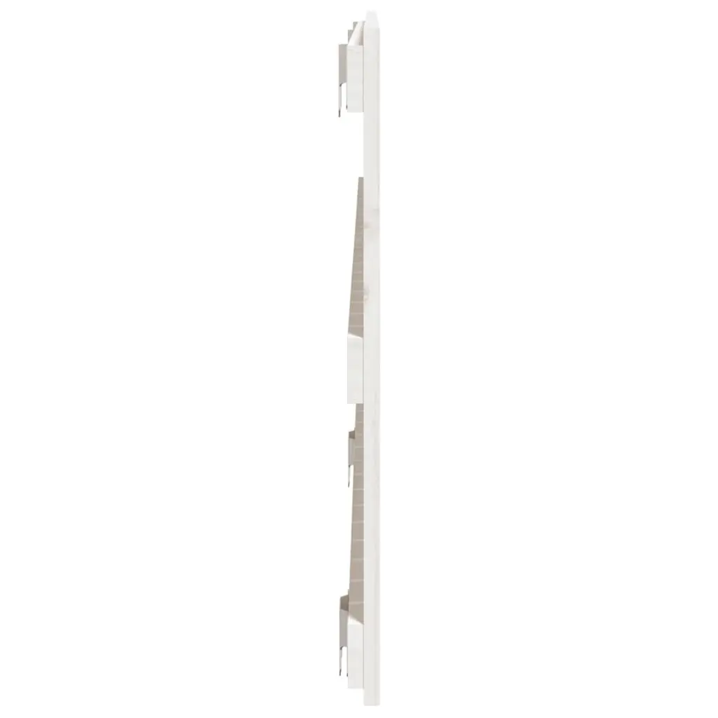 Wall Headboard Comfort 140cm White Solid Wood Pine