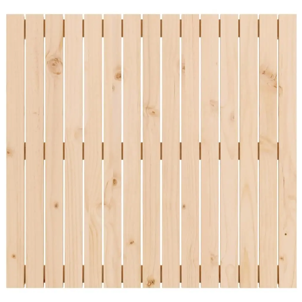 Wall Headboard Solid Pine Wood Brown 95.5cm Bedroom Furniture