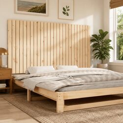 Wall Headboard 159.5cm - Solid Pine Wood Construction