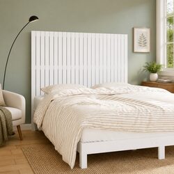 Wall Mounted Headboard 159.5cm Solid Pine Wood