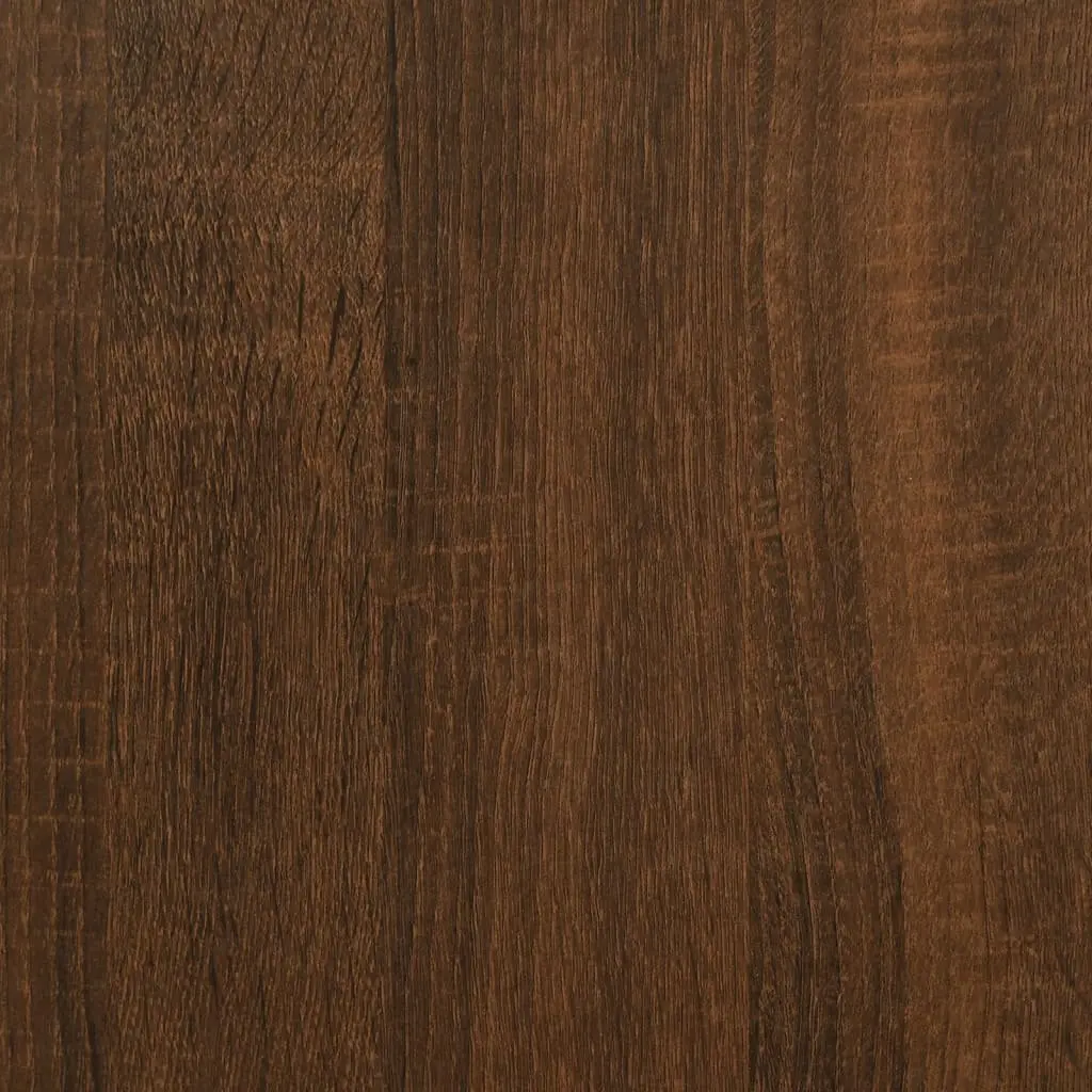 Bedside Tables Storage Display 35x34.5x70 cm Brown Oak Engineered Wood