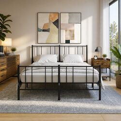 Brown Bedside Tables Set of 2 40.5x31x60 cm