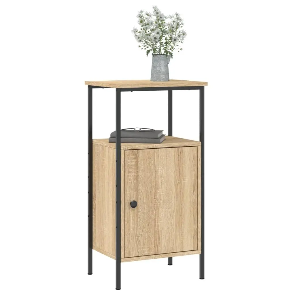 Bedside Cabinets Industrial Style Ample Storage 41x31x80 cm Brown 2 Piece