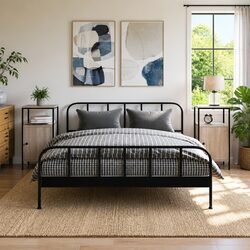 Grey Sonoma Industrial Nightstands – 2-Piece Set