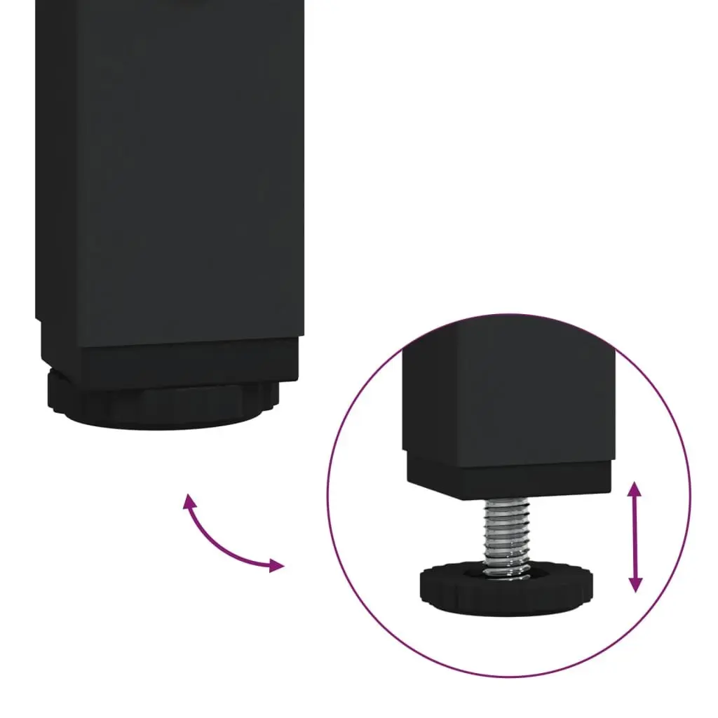 Bedside Cabinets 2 pcs Brown Engineered Wood Storage Bedside Tables