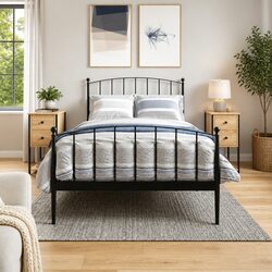 Engineered Wood Bedside Cabinets - 2 Pack