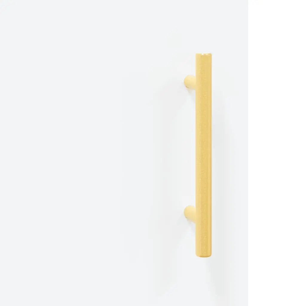 Sideboard Modern Storage Cabinet White 90x34x80 cm Engineered Wood Metal Legs