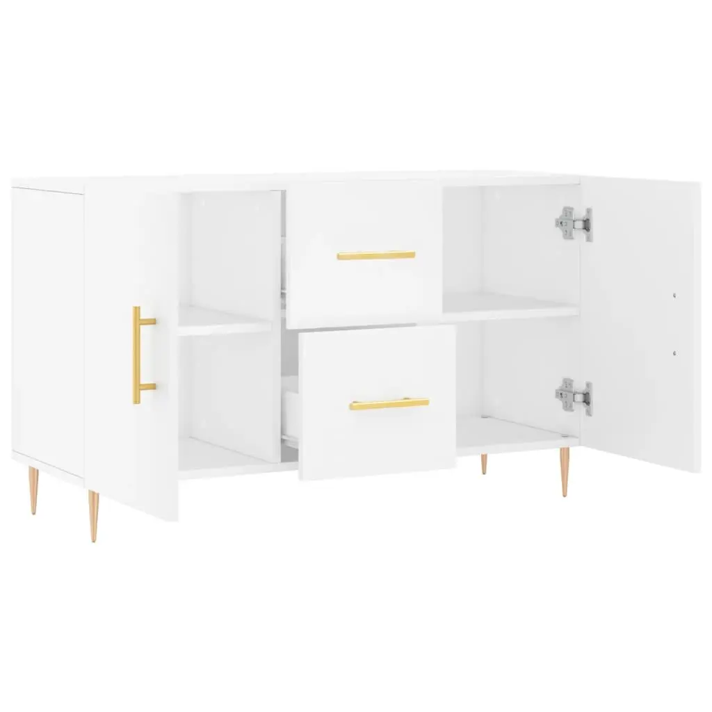 Sideboard Modern Storage Cabinet Engineered Wood 100x36x60cm White