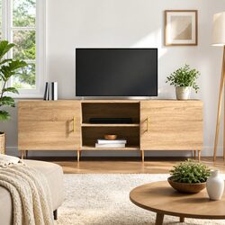 Engineered Wood TV Cabinet in Sonoma Oak Brown