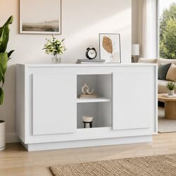 Engineered Wood Sideboard 102x35x60 cm, 6 Compartments
