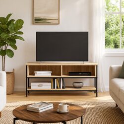 Engineered Wood TV Cabinet in Sonoma Oak Brown