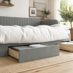 Grey Under Bed Storage Drawers - Set of 2