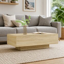 Coffee Table in Sonoma Oak Finish 100x49.5x31 cm