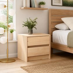 Bedside Cabinet 40W x 31D x 35.5H cm in Solid Pine Wood