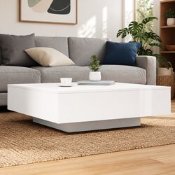 Engineered Wood Coffee Table in White