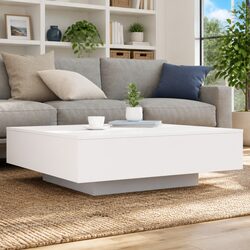 Contemporary Coffee Table with RGB LED Lights