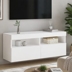 RGB LED Floating Media Storage Unit for TV