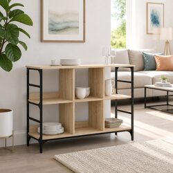 Engineered Wood Sideboard in Sonoma Oak 102x32x73.5 cm